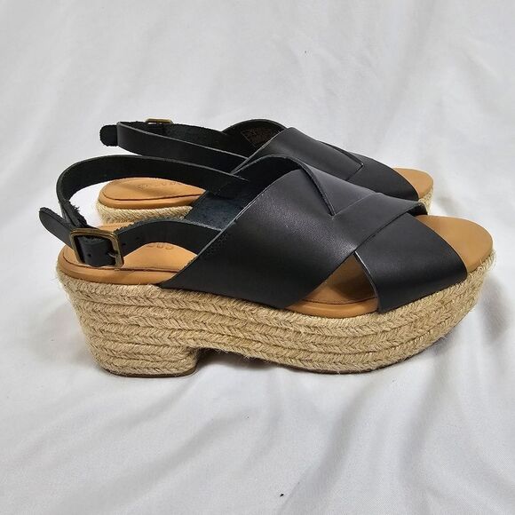 Soludos Amalfi Platform Heel in Black - Size 7 - Picture 5 of 7